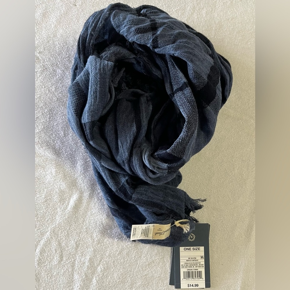Blue scarf- light weight